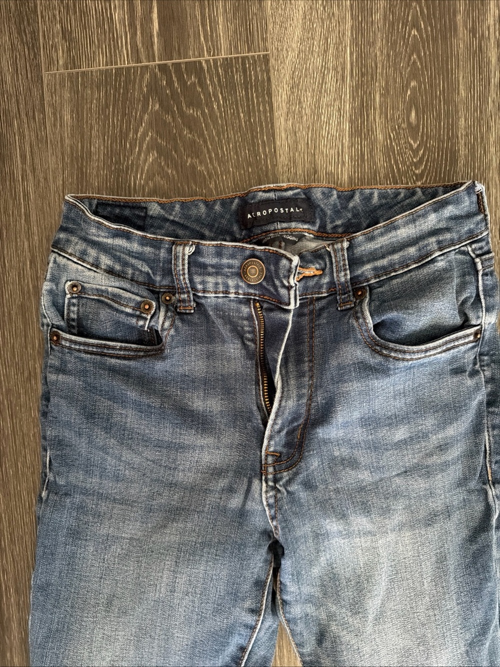Aeropostale Women's Medium Wash Skinny Jeans
